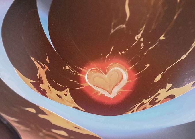 Magic Heart Illustration