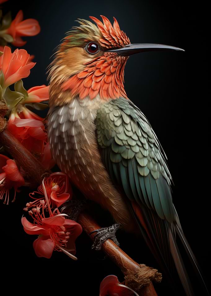 Hummingbird art