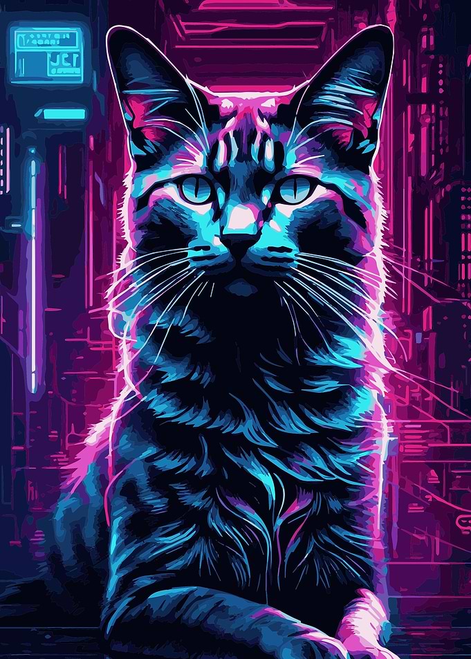 Cat Cyberpunk 6