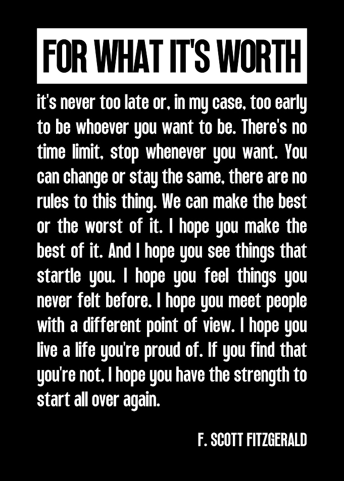 F Scott Fitzgerald Quotes