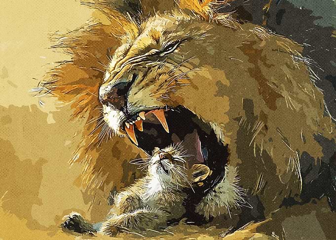 Lion Family