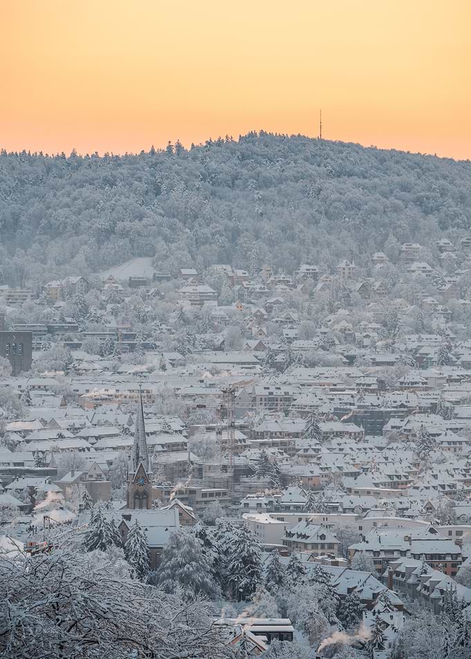 Winter Zurich Switzerland