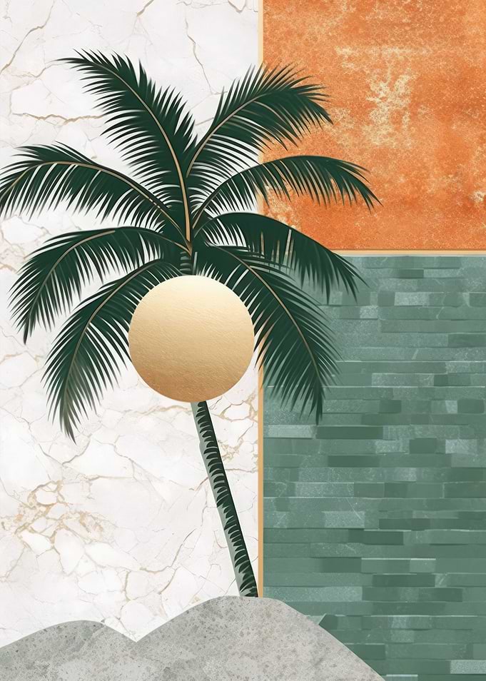 Abstract Gold Decor