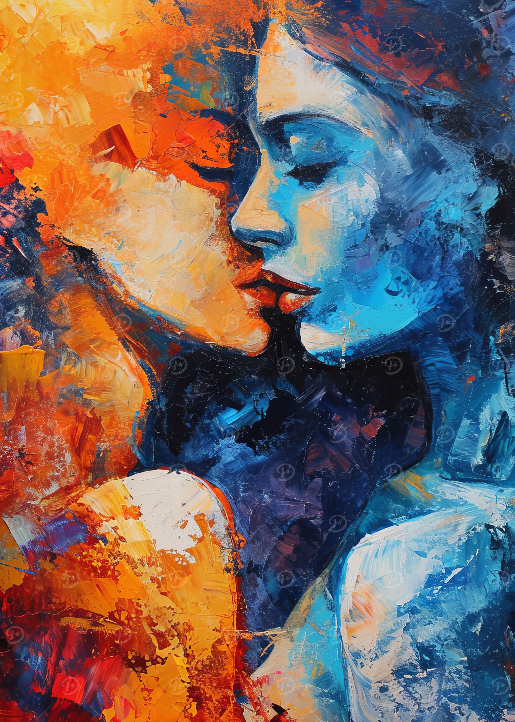 The mood of the painting