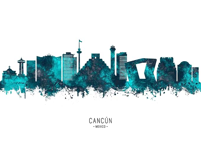 Cancun Skyline