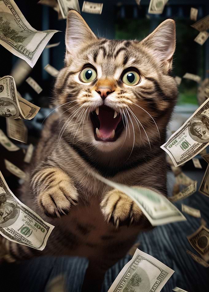 Surprise cat