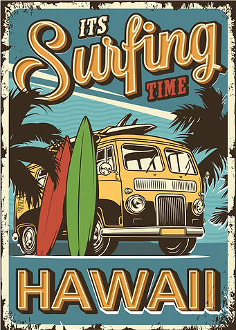 Its surfing time hawaaii