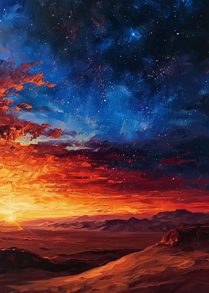 Desert Dusk Horizon
