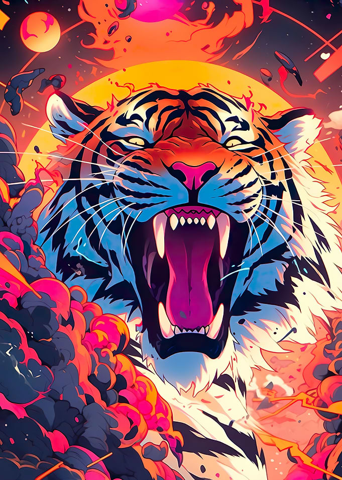 ferocious tiger anime