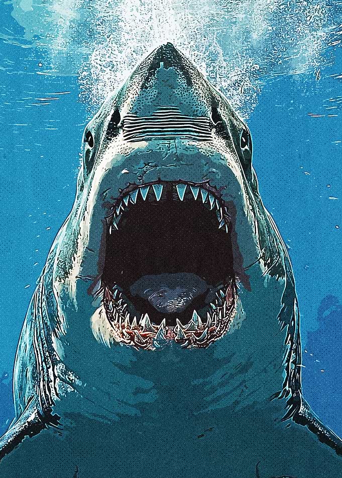 Horror the Shark Vintage