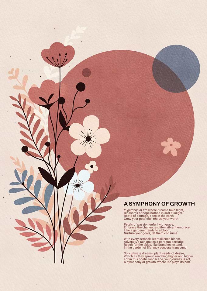 Minimalist Plants Poetry