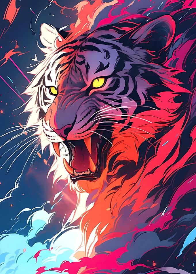 ferocious tiger anime