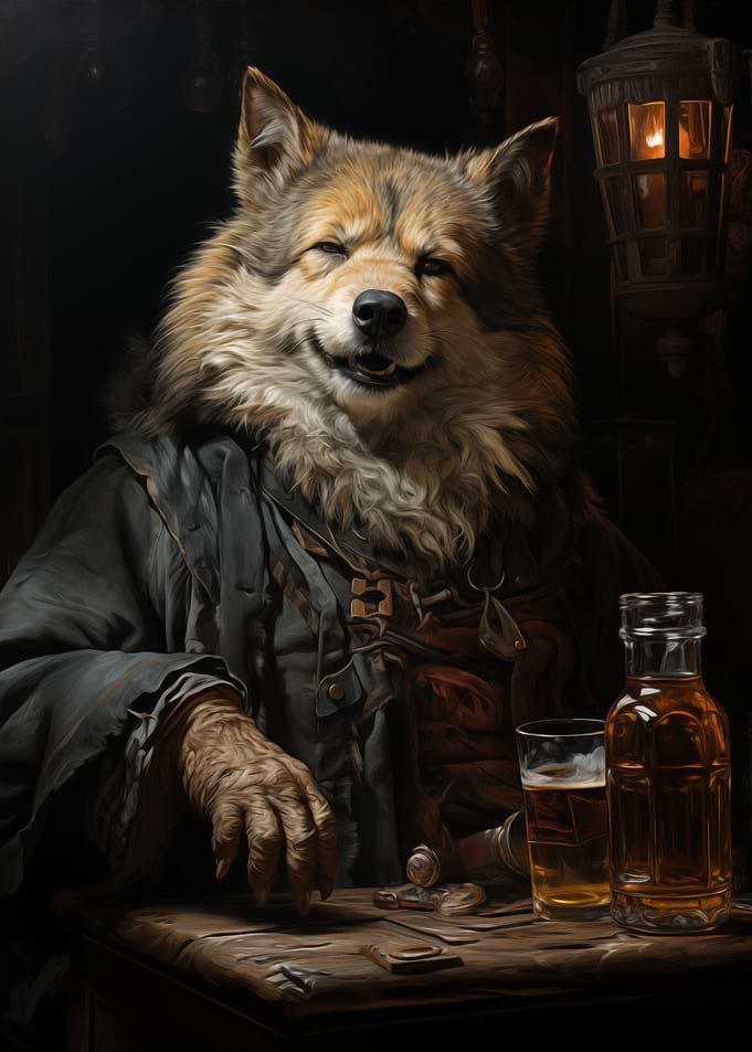 Fat Wolf in Bar
