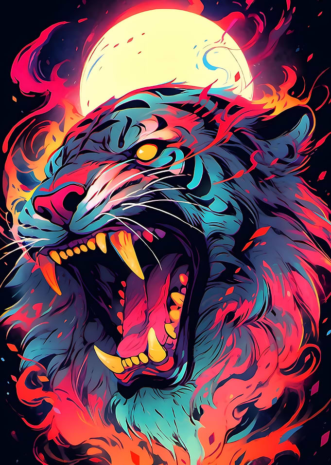 ferocious tiger anime