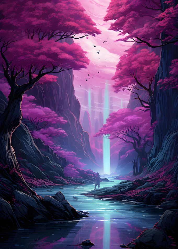Enchanted Purple Forest v2