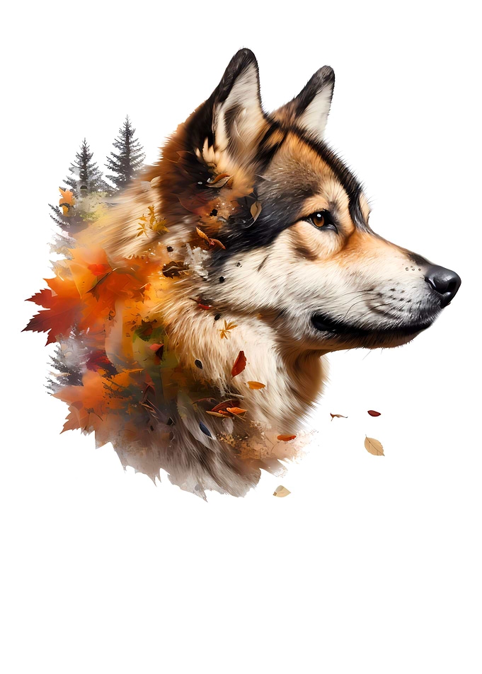Akita Dog Flower Gift