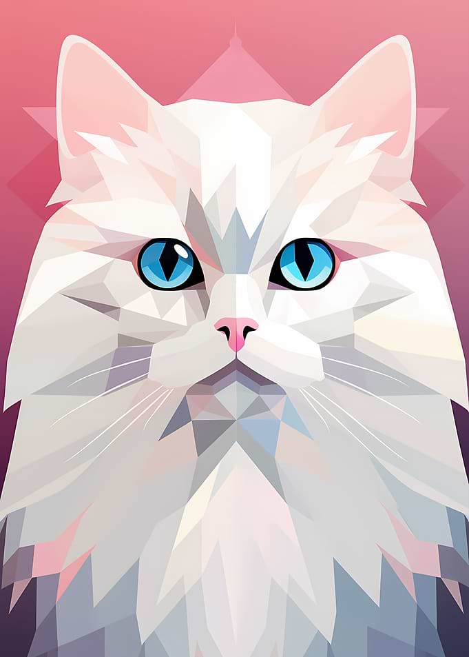 white cat