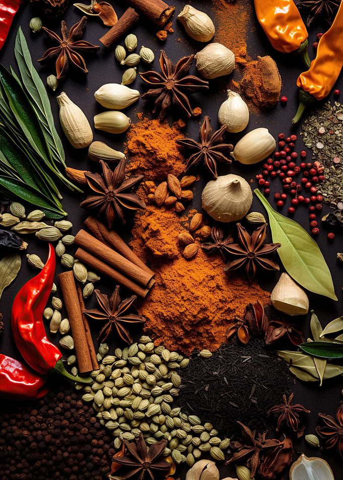Spices Food and Kitchen