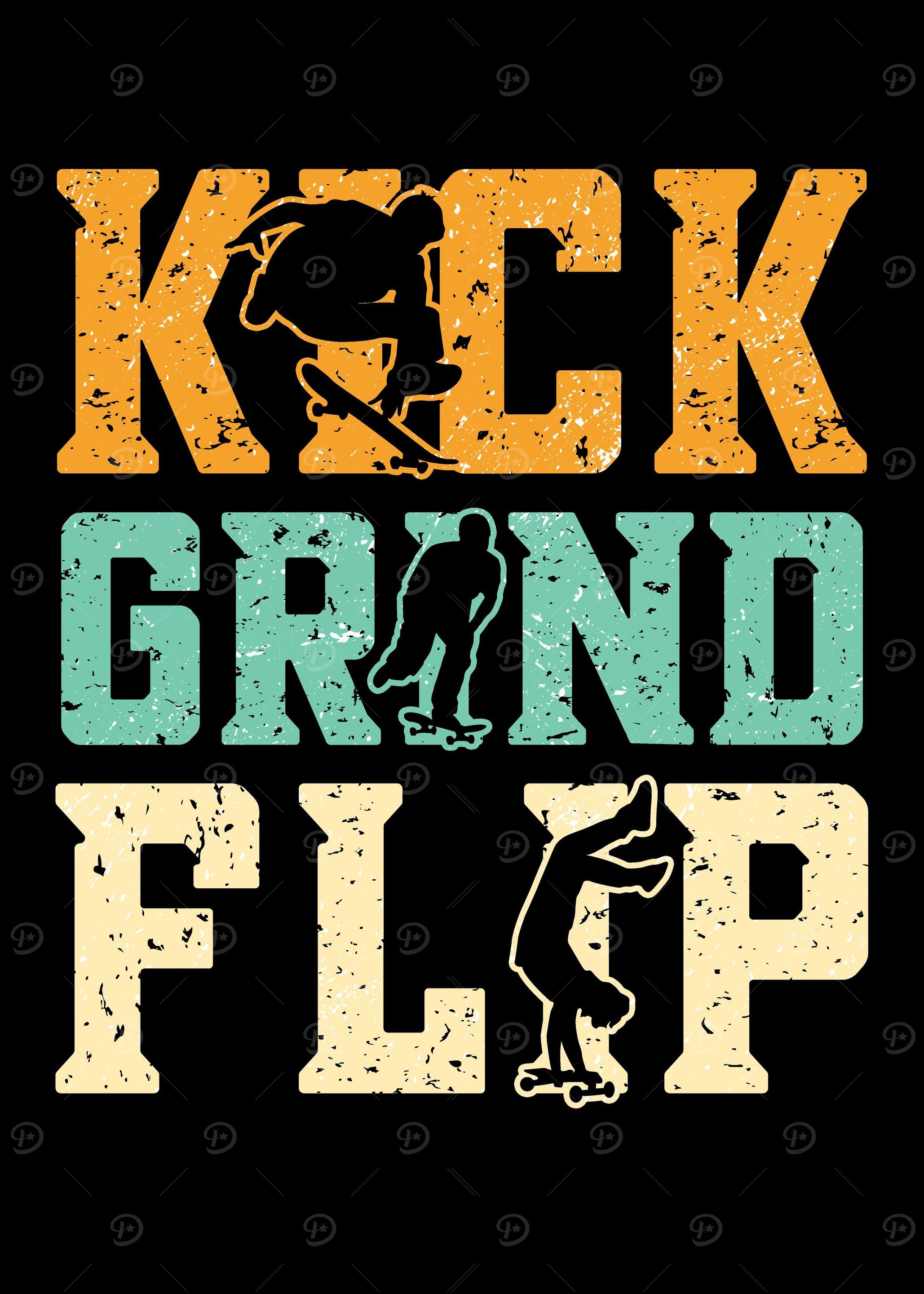 Kick Grind Flip Skate