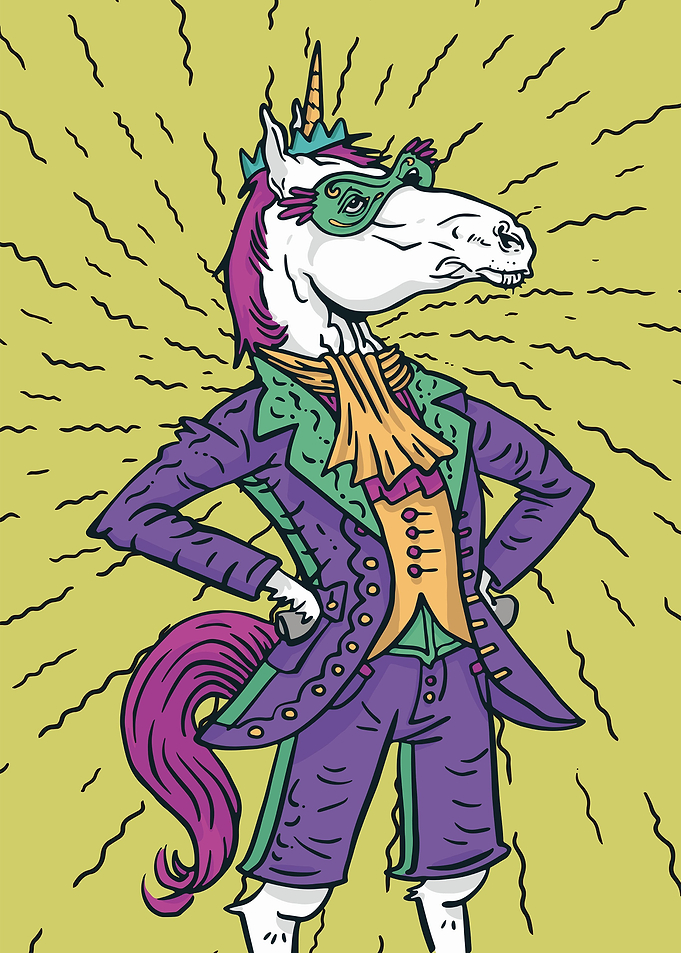 Mardi Gras Unicorn
