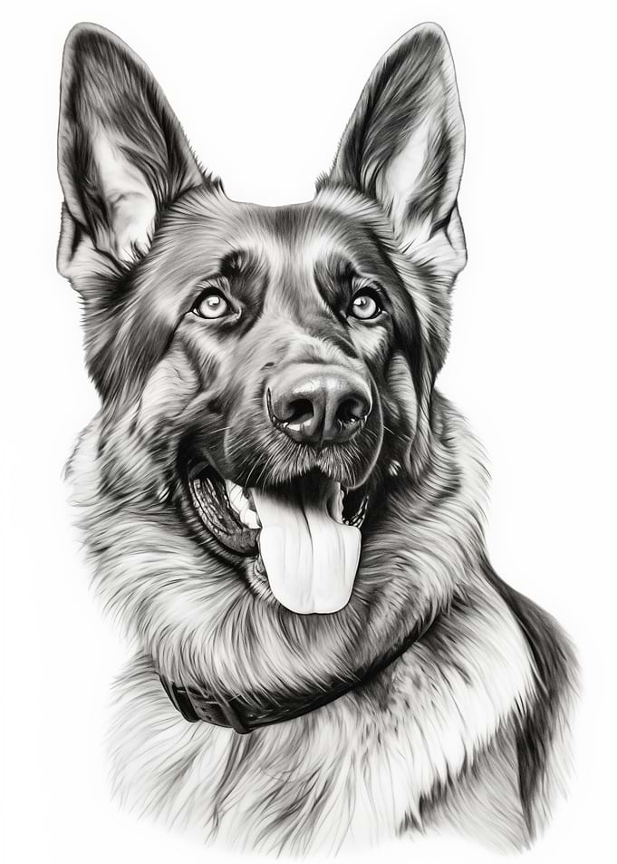 German Shepherd dog