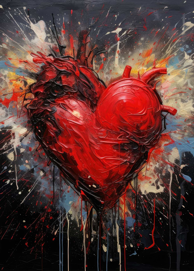 Grunge Graffiti Heart
