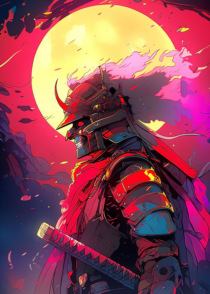 Cybergoth Samurai Demon