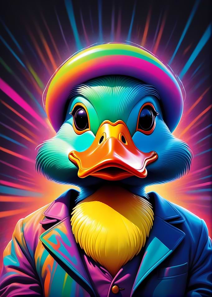 Psychedelic Duck