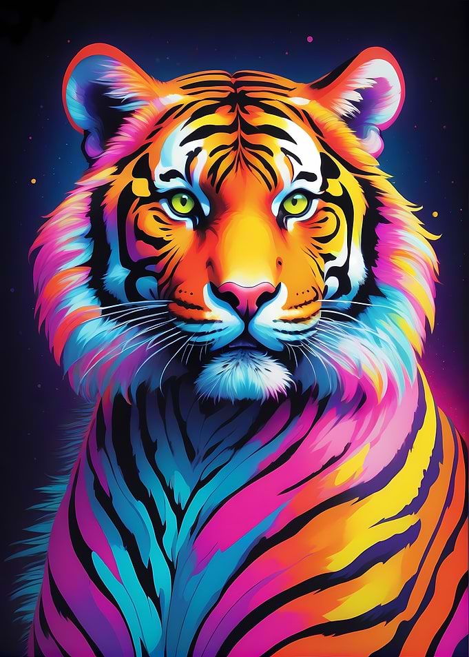Psychedelic Tiger