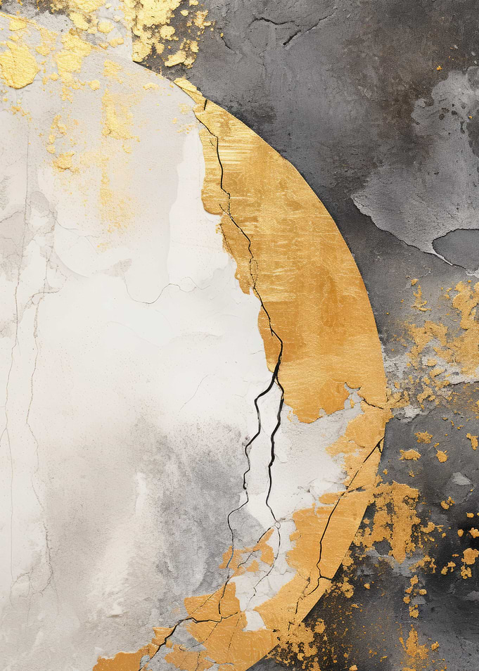 Abstract Gold Decor