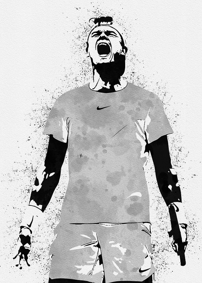 Holger Rune painting