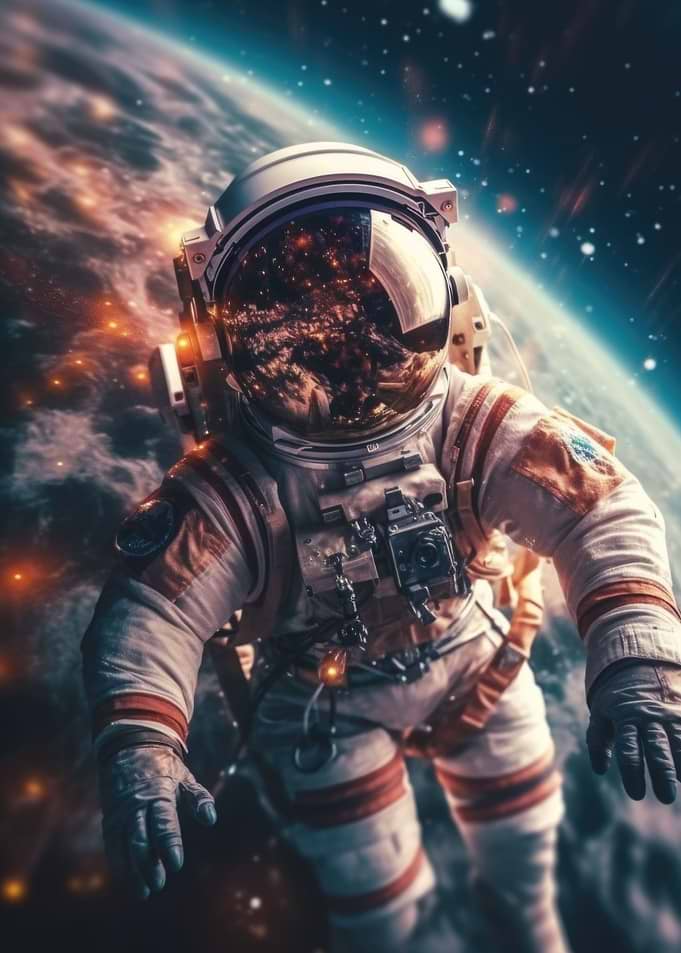 Astronaut in Space 1
