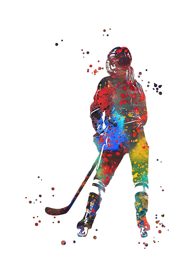 Hockey Player Girl