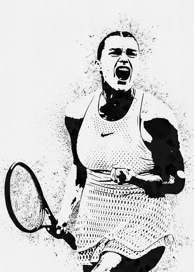 Aryna Sabalenka Painting