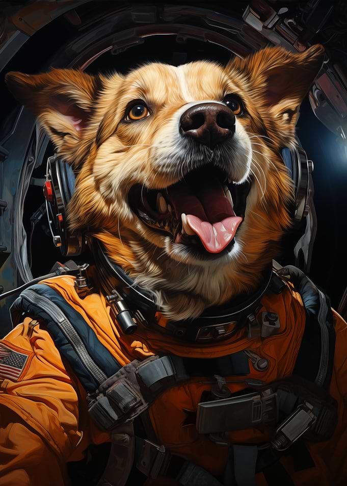 Astronaut Dog