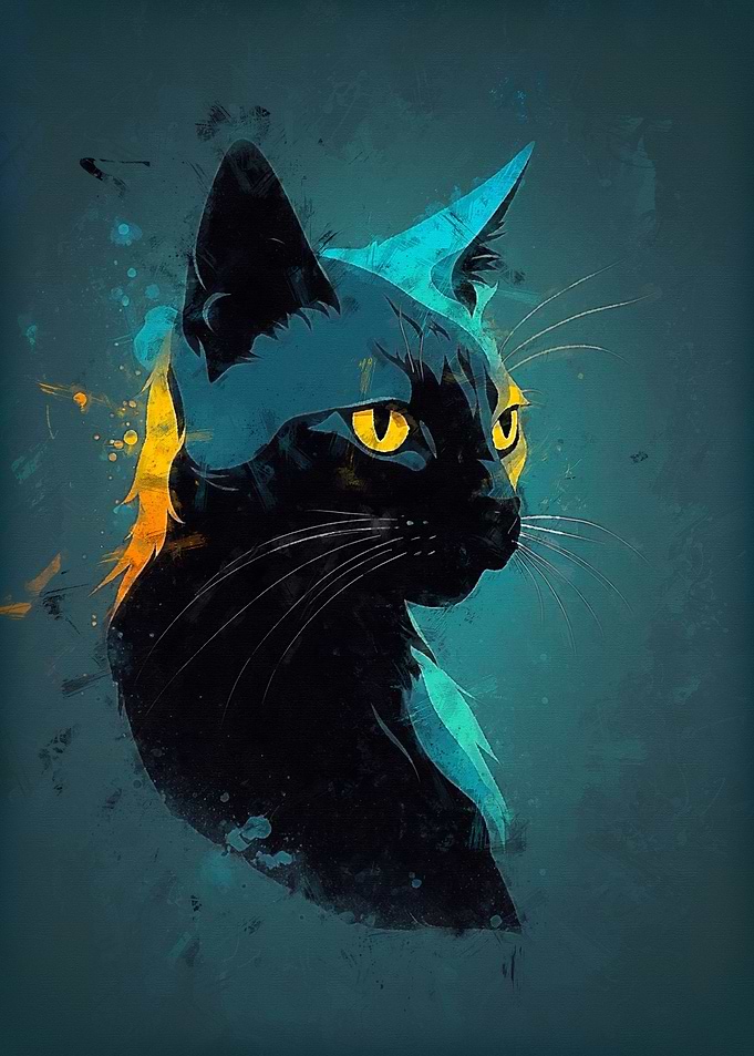 Black Cats Gaze
