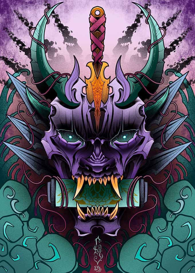 Purple Oni