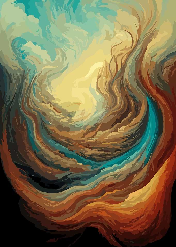 Abstract Nature Ocean Wave