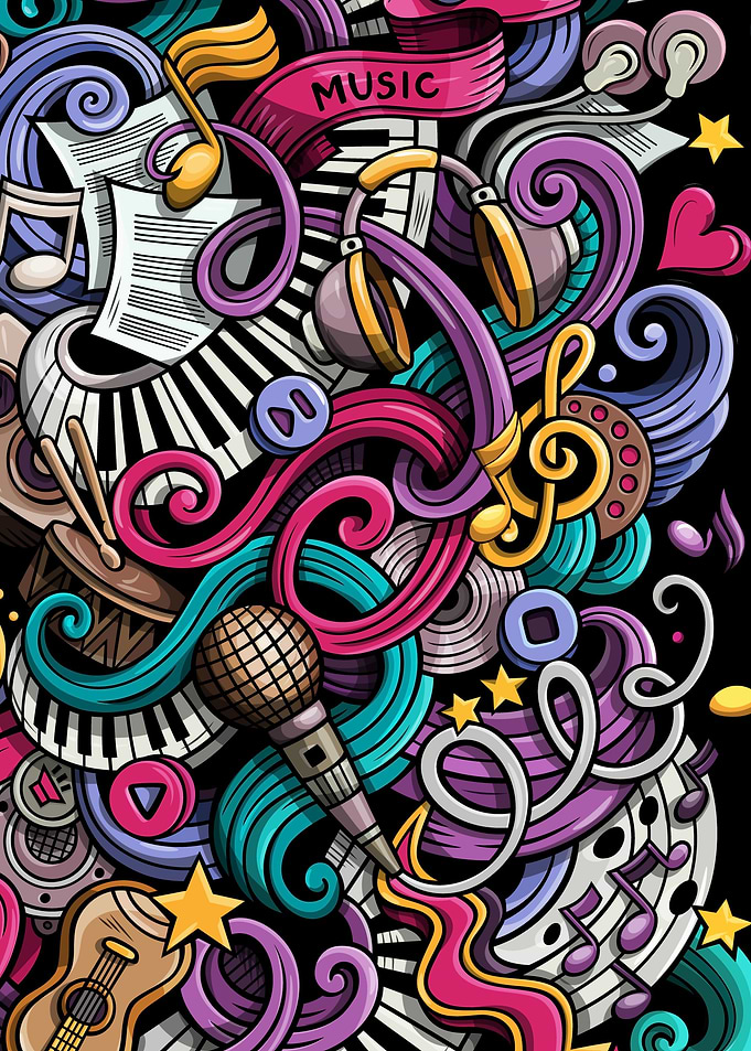 Music Graffiti Art