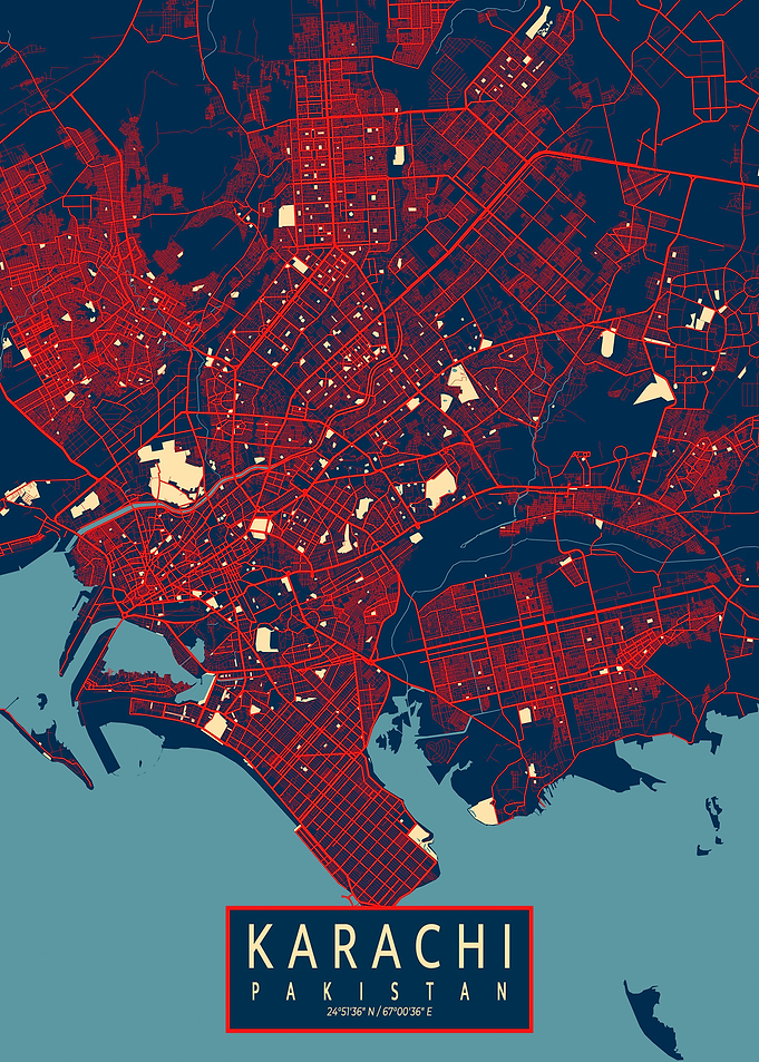 Karachi City Map Hope