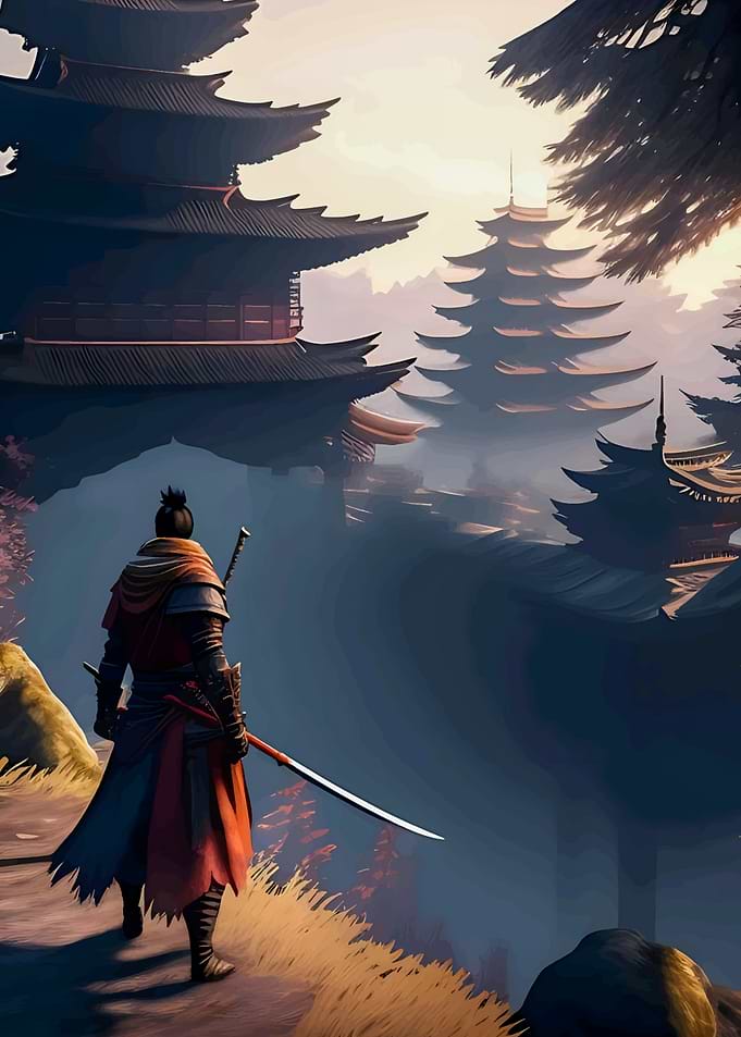 Sekiro the wolf samurai