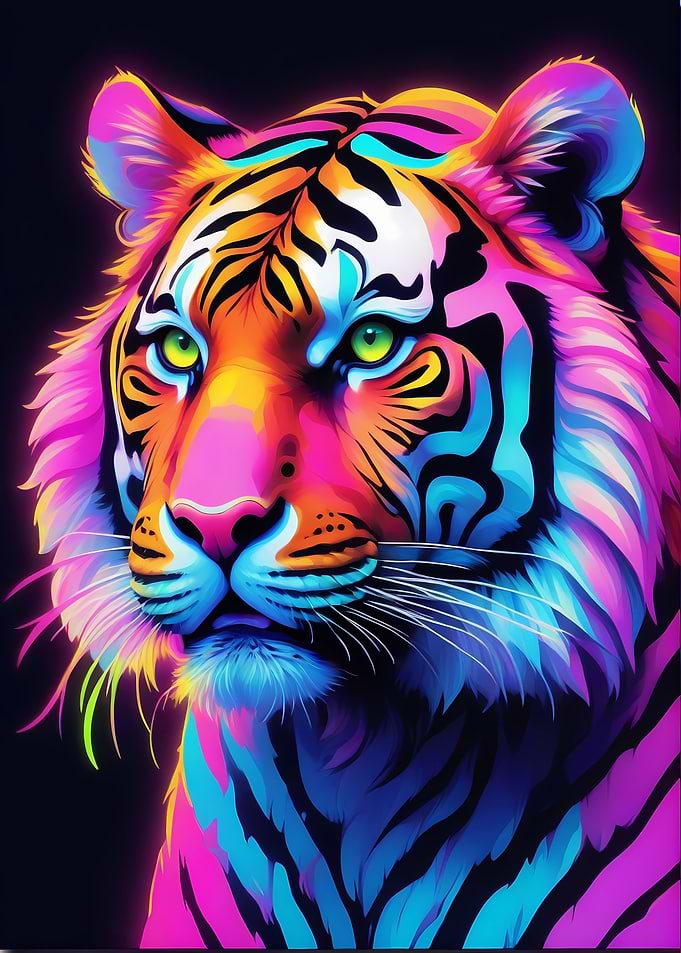 Psychedelic Tiger