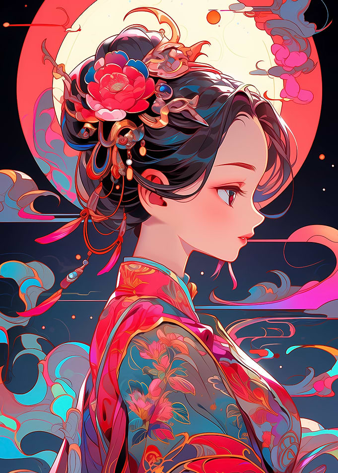 Beautiful Geisha anime