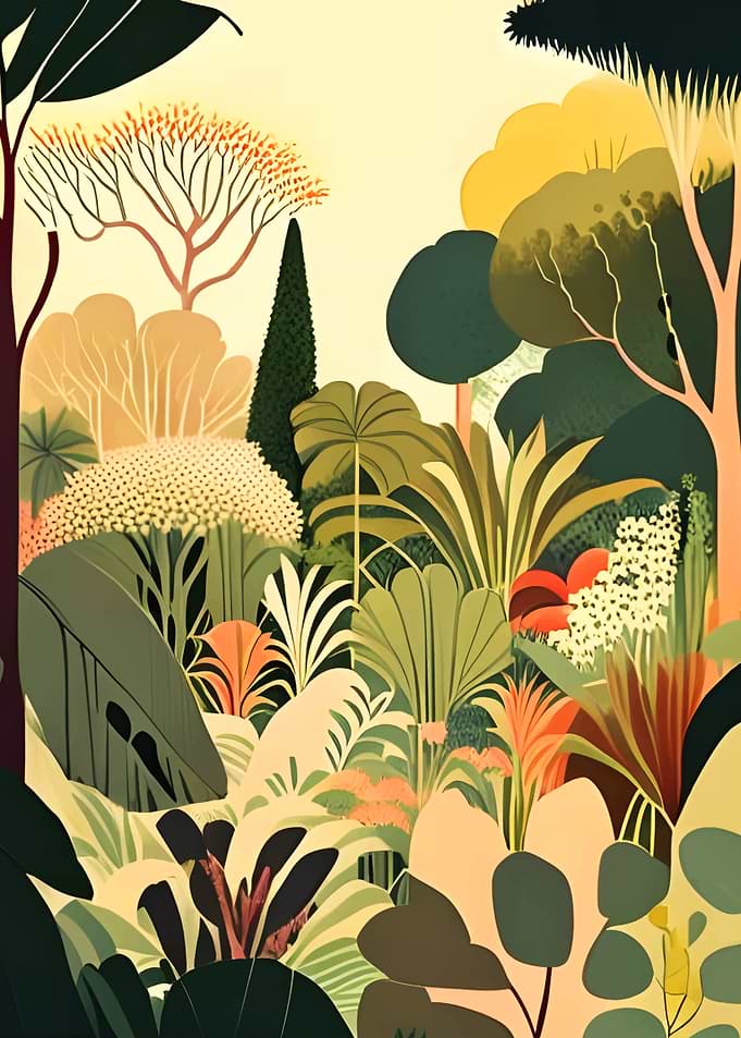 Pastel Garden