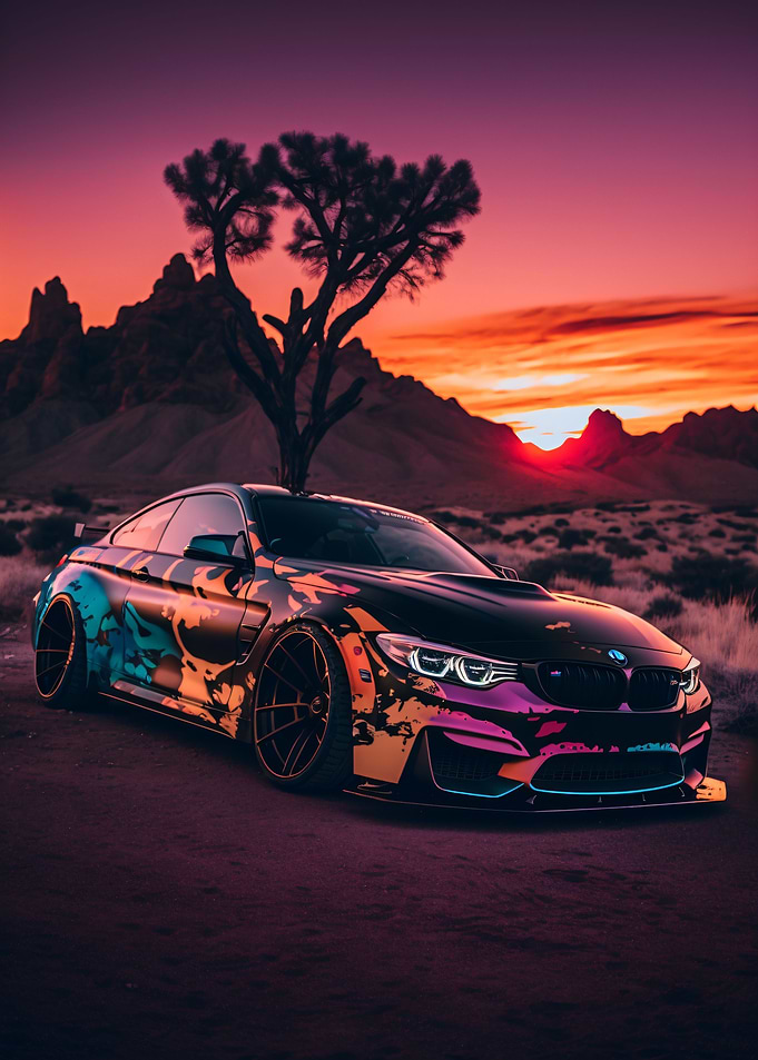 BMW M4 Sunset Vibe