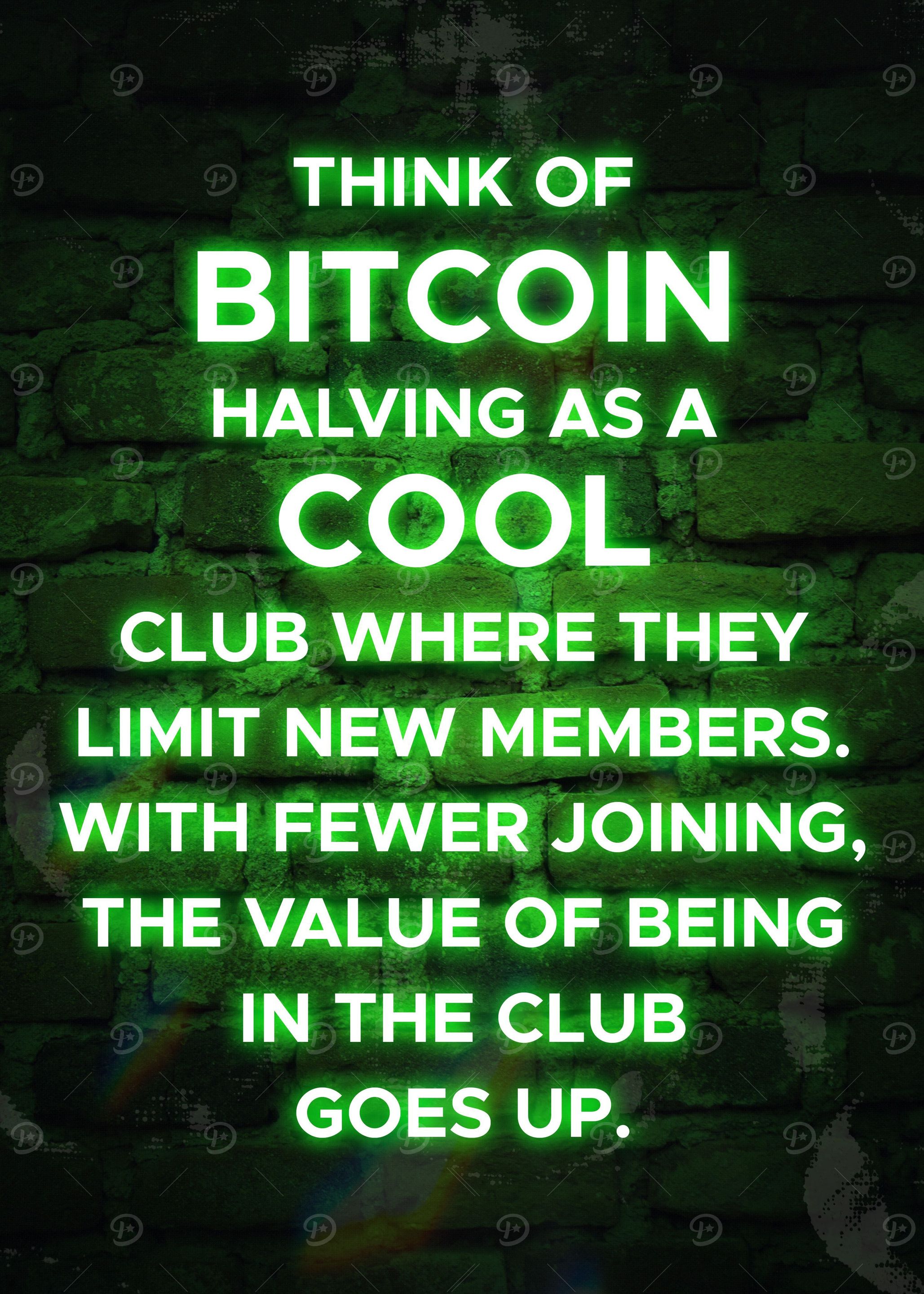 Think of Bitcoin