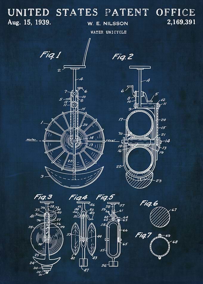 Blueprint 1939 vintage