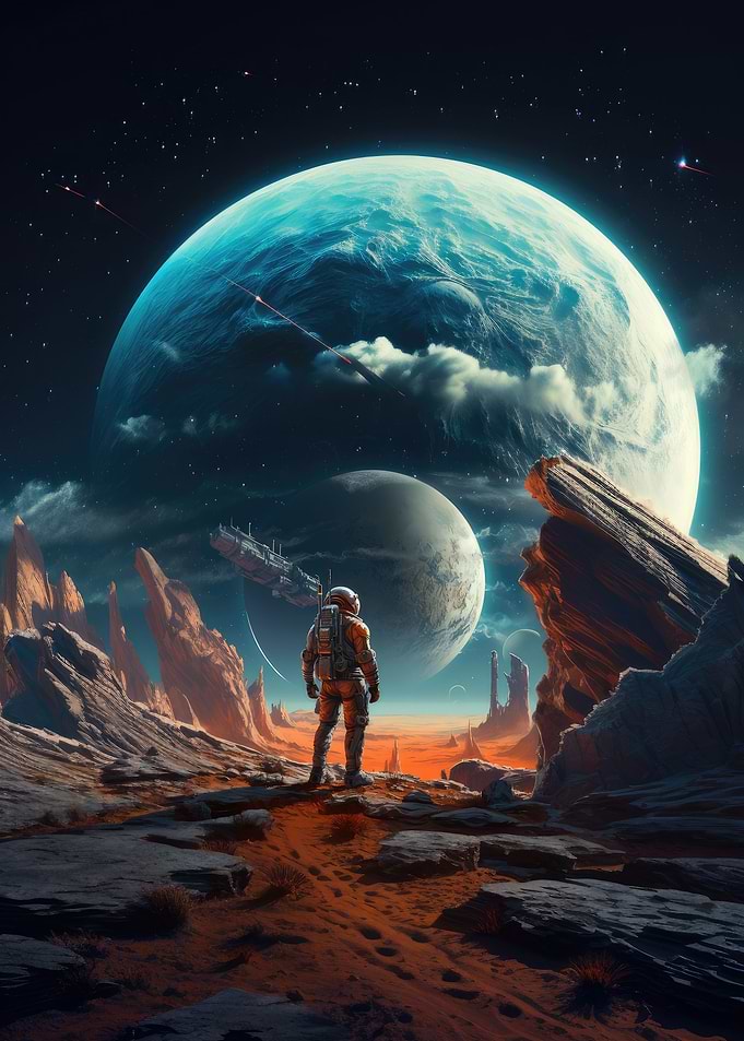 Futuristic Space Explorer