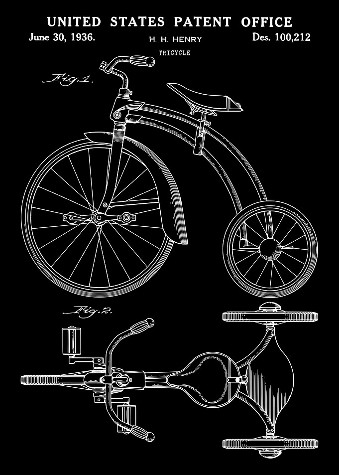 Tricycle patent