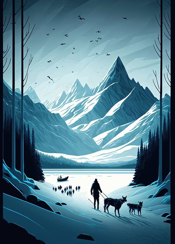 mountain pole